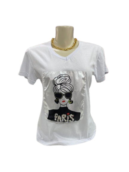 Blusa girl in Paris